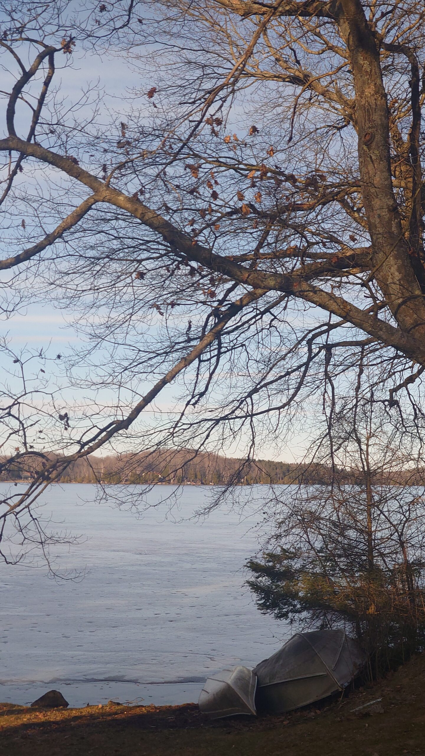 View of Big Clear Lake at Blue Oasis Lakefront Cottage